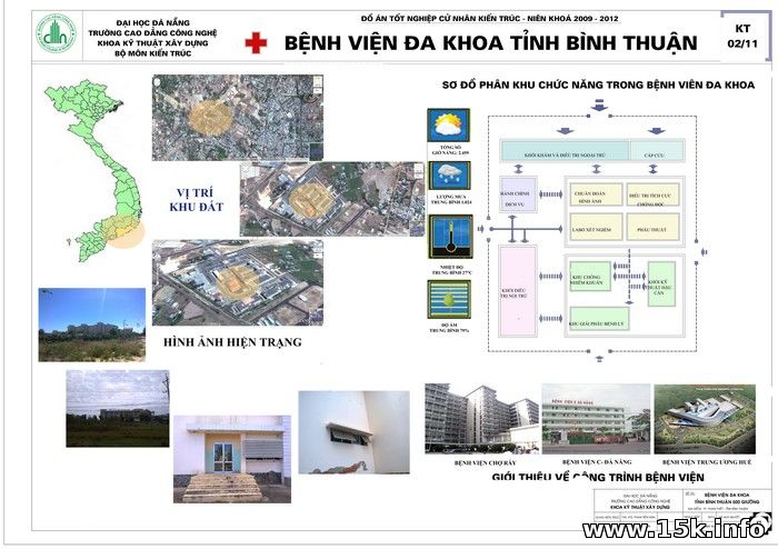 đồ án tốt nghiệp kts - bệnh viện đa khoa tỉnh Bình Thuận