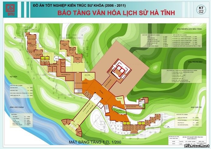 Đồ án tốt nghiệp KTS - bảo tàng văn hóa lịch sử Hà Tĩnh